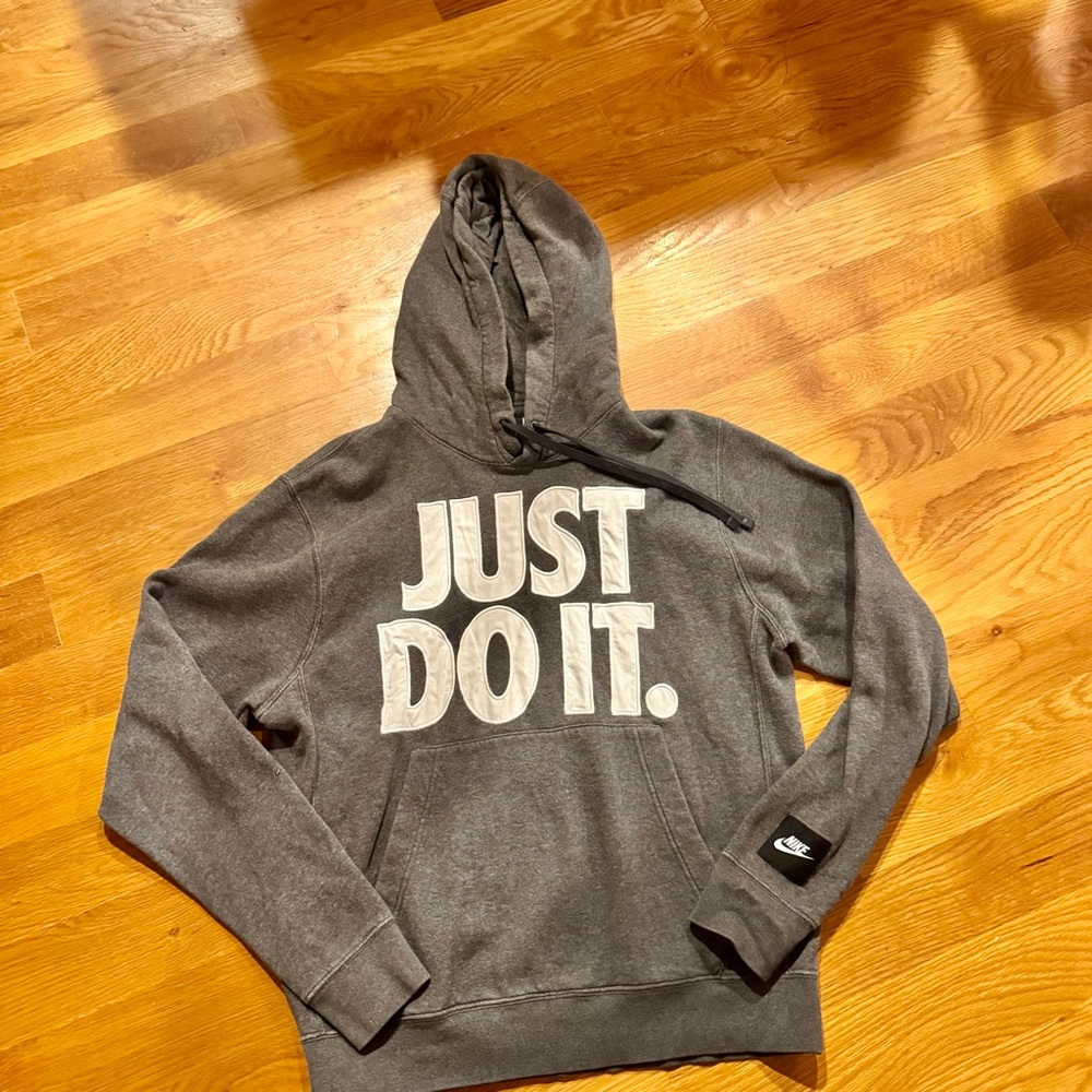 Vintage Y2K Nike Just Do It Embroidered Logo Hoodie Sweatshirt